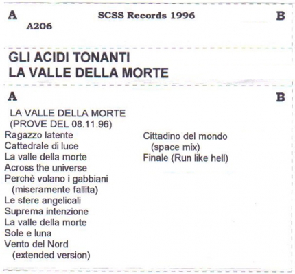 a206 gli acidi tonanti: la valle della morte - prove 1996 a206 gli acidi tonanti: la valle della morte - prove 1996